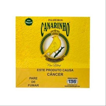 CIGARRO DE PALHA CANARINHO ORIGINAL 10X20 *