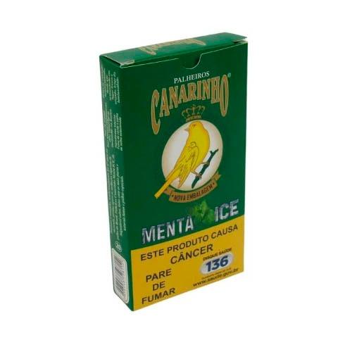 CIGARRO DE PALHA CANARINHO MENTA ICE 10X20 *