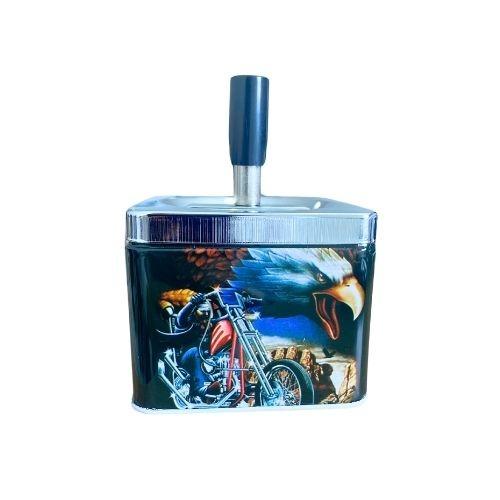 CINZEIRO PARA CIGARRO ASHTRAY LATA MOTO REF CL008
