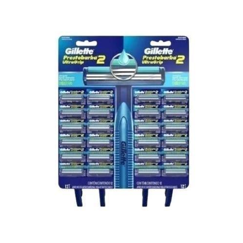 APARELHO BARBEAR GILLETTE PRESTOBARBA CARTELA C/ 24