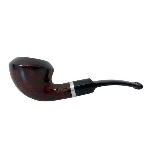 CACHIMBO MOLINA ITALIA - BURGUNDY-LISO- RHODESIAN - SEMI CURVO - REF. 673