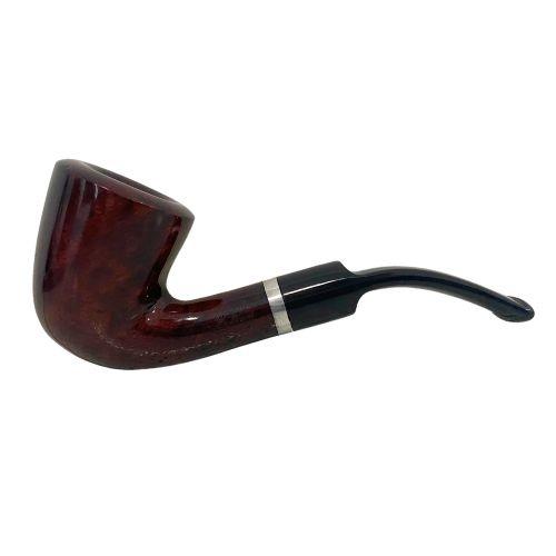 CACHIMBO MOLINA ITALIA - BURGUNDY-LISO- DUBLIN - CURVO - REF. 621