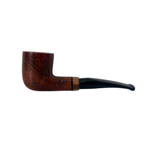 CACHIMBO MOLINA ITALIA - ZEBRANO-LISO - HALF BENT POT - SEMI CURVO - REF.123