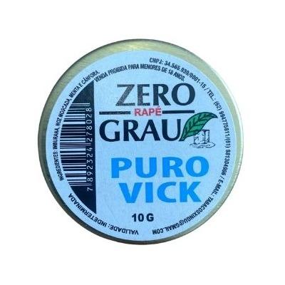 RAPÉ ZERO GRAU PURO VICK 10G PCT/12 *