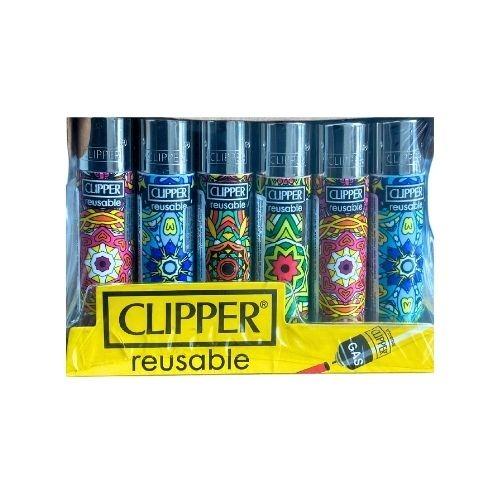 ISQUEIRO CLIPPER MICRO HIPPIE STYLE  CX C/24