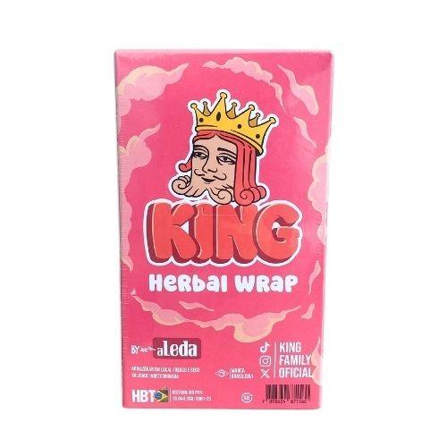 SEDA KING HERBAL WRAP MORANGO  S/ TABACO K.S C/ 25X5
