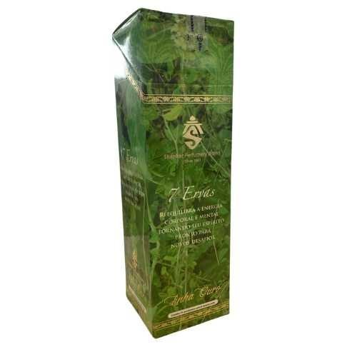 INCENSO SHANKAR 7 ERVAS LINHA OURO C/8