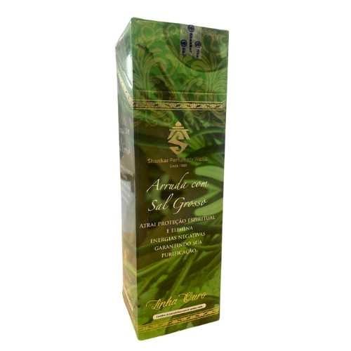 INCENSO SHANKAR ARRUDA COM SAL GROSSO LINHA OURO C/ 8