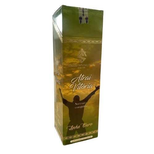 INCENSO SHANKAR ATRAI VITÓRIA LINHA OURO C/ 8