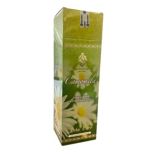 INCENSO SHANKAR CAMOMILA LINHA OURO C/ 8