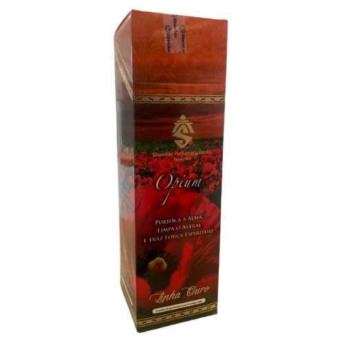 INCENSO SHANKAR OPIUM LINHA OURO C/ 8
