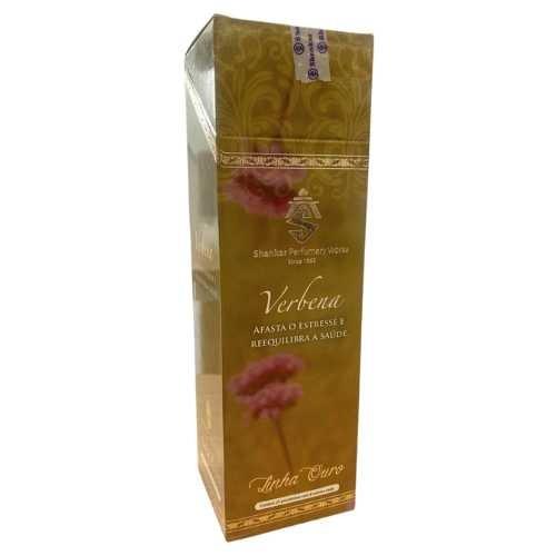 INCENSO SHANKAR VERBENA LINHA OURO C/ 8