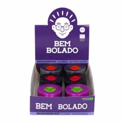 DICHAVADOR BEM BOLADO ALUMÍNIO 5 CM - 4 PARTES 
