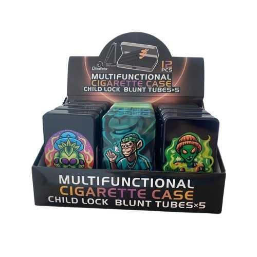 BOX PARA TABACO TOKA HAUU METAL - REF. BOX-420