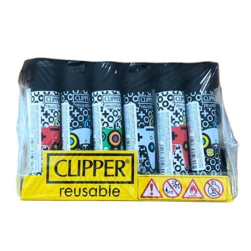 ISQUEIRO CLIPPER MAXI GAMER 4LIFE 3+BW+LB CX/24
