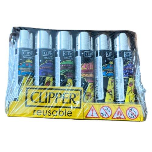 ISQUEIRO CLIPPER MAXI HUNGRY UFO +LB  CX/24