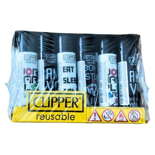 ISQUEIRO CLIPPER MAXI GAMER4 LIFE  1+BW+LB  CX/24