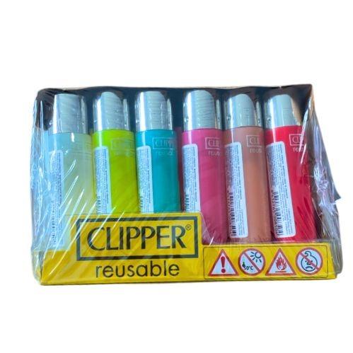 ISQUEIRO CLIPPER MAXI 70´S VIBES BR+LB CX/24