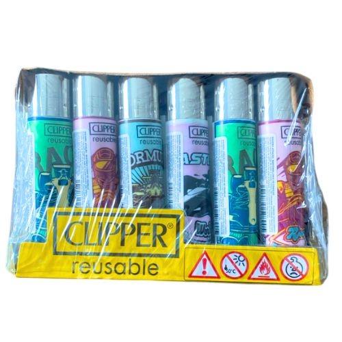 ISQUEIRO CLIPPER MAXI VINTAGE F1 +LB CX/24