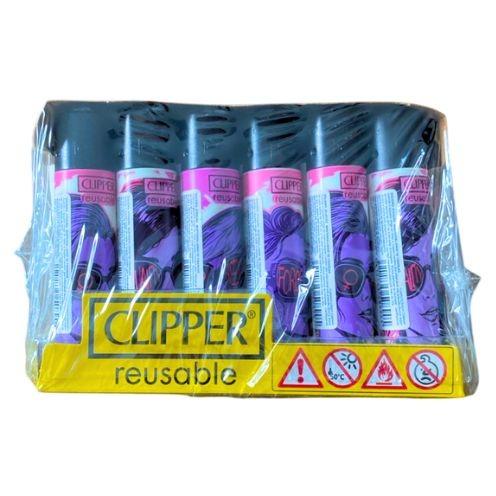 ISQUEIRO CLIPPER MAXI WOMEN´S DAY BW+LB CX/24
