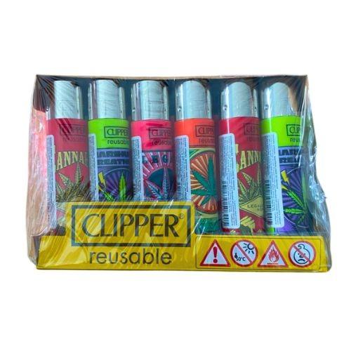 ISQUEIRO CLIPPER MAXI LEAVES JUSTICE +LB CX/24