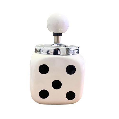 CINZEIRO PARA CIGARRO ASHTRAY DADO REF 081/BK7001