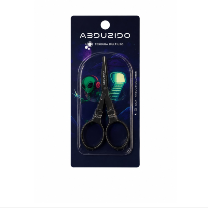 TESOURA ABDZ DOBRAVEL PLASTICO DUO BLACK/BLACK
