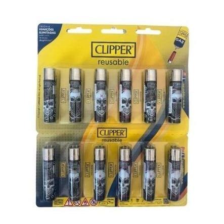 ISQUEIRO CLIPPER MAXI X BOYS - CARTELA C/12