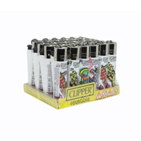 ISQUEIRO CLIPPER MAXXI STREET LIFE CX C/ 24 REF. CP11R D24