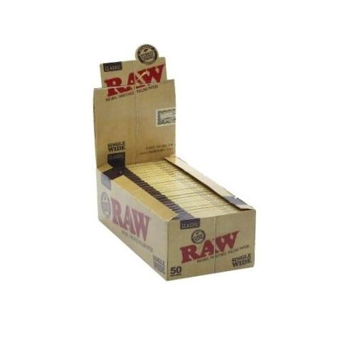 SEDA RAW Nº 8 SINGLE WIDE BROWN TRAD C/ 50