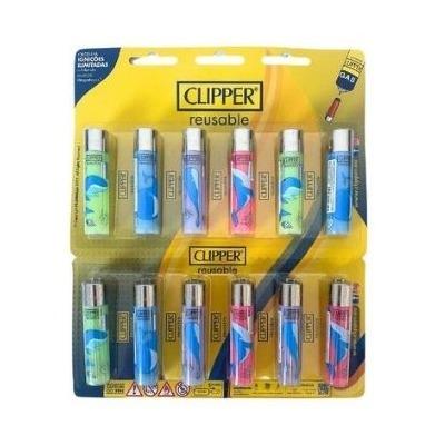 ISQUEIRO CLIPPER MAXI WHALES  - CARTELA C/12