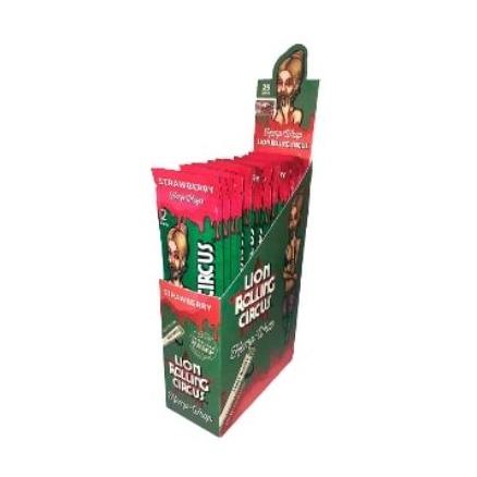 SEDA LION ROLLING CIRCUS HEMP WRAP STRAWBERRY K.S C/ 25