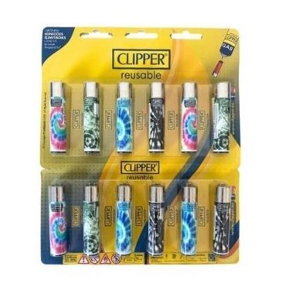 ISQUEIRO CLIPPER MAXI HIPPIE MOMENTS 1 - CARTELA C/12