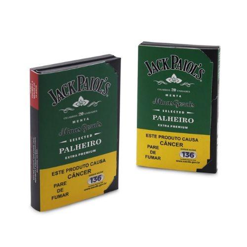 CIGARRO DE PALHA JACK PAIOL MENTA C/ PITEIRA 10X20 *