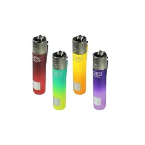 ISQUEIRO CLIPPER MAXXI METALLIC GRADIENT C/ 12 REF. CP11R BL12