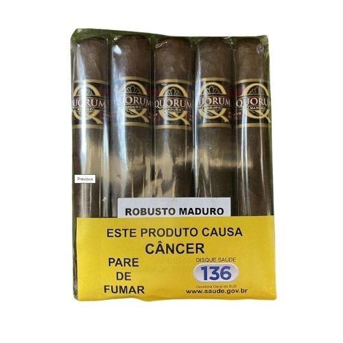 CHARUTO QUORUM ROBUSTO MADURO MACO C/20
