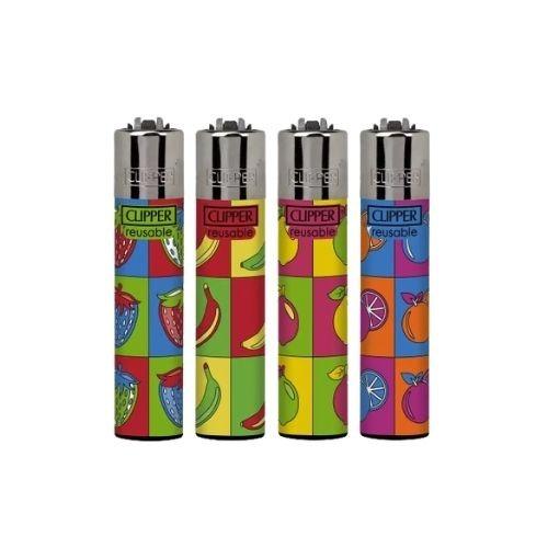 ISQUEIRO CLIPPER MAXXI RANDOM ART 2 C/ 12 REF CP11R 165