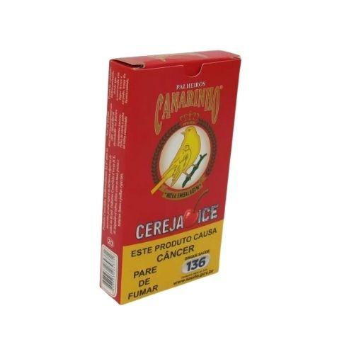 CIGARRO DE PALHA CANARINHO CEREJA ICE 10X20 *