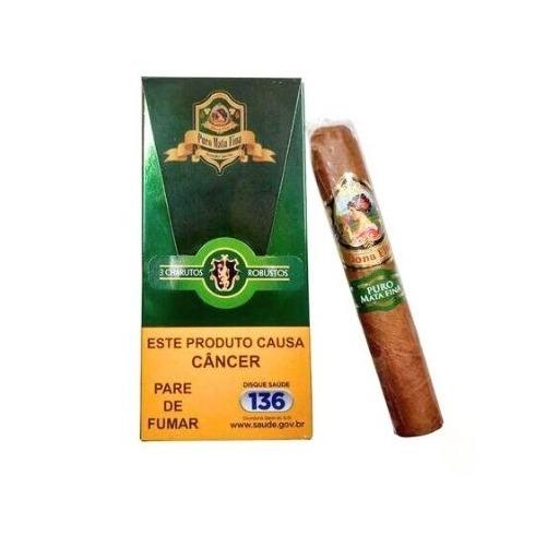 CHARUTO DONA FLOR ROBUSTO PURO MATA FINA CX/ 3