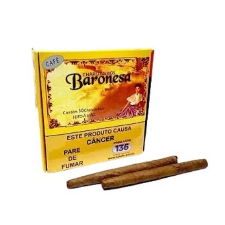 CIGARRILHA BARONESA CEREJA CX/50 