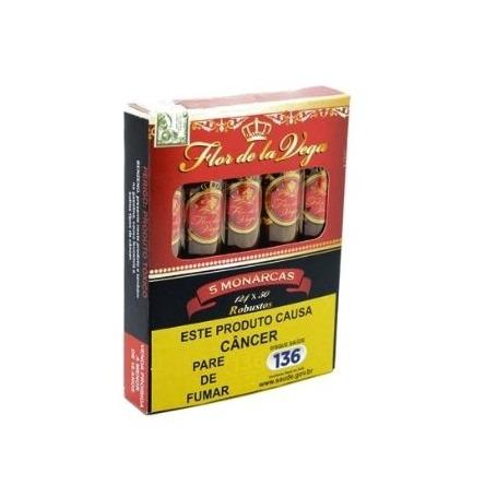 CHARUTO FLOR DE LA VEGA MONARCAS ROBUSTO CX/5 *