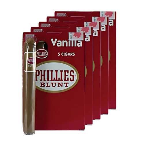 CHARUTO PHILLIES BLUNT VANILLA CX/ 5 *