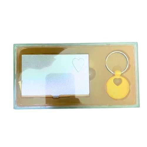 PORTA CARTAO DE METAL COM MEDALIA