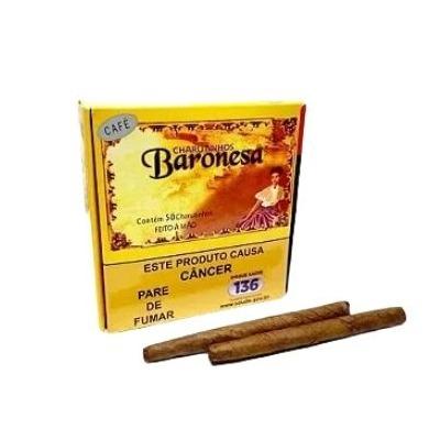 CIGARRILHA BARONESA BAUNILHA CX/50 