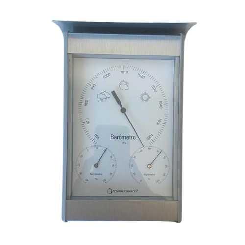 TERMOMETRO METAL HIGROMETRO BAROM. REF 20-2045