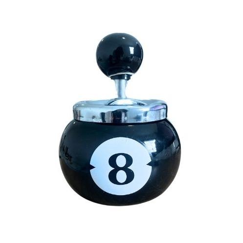 CINZEIRO PARA CIGARRO CERAMICA BOLA OITO REF 84