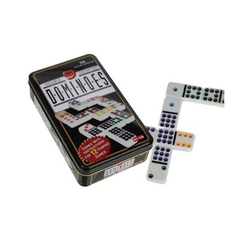 JOGO DE DOMINO LATA C/ 55 PEDRAS REF S2002