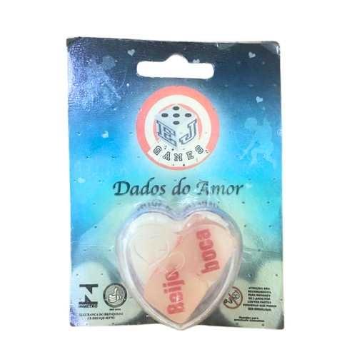 JOGO DE DADOS CUBO DO AMOR C/2 REF ER-01