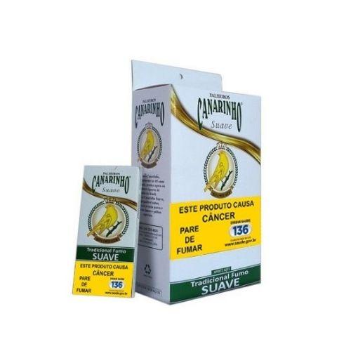 CIGARRO DE PALHA CANARINHO SUAVE 10X20 *