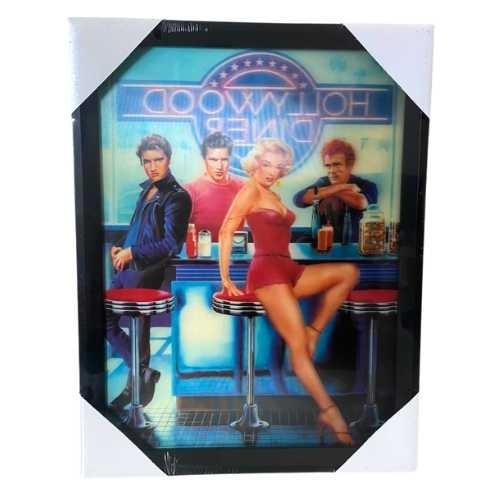 QUADRO PARA PAREDE EM 3D SORTIDO GD *